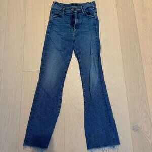 Mother size 25 Hustler Ankle Fray in Satisfaction Guaranteed